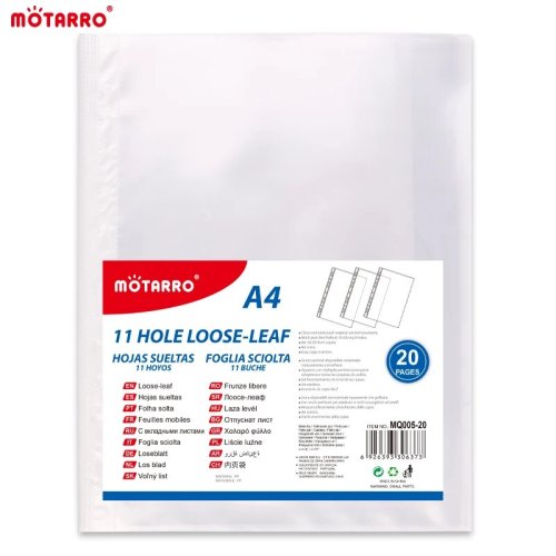 Image de Sac de classement transparent A4 - 20 pages