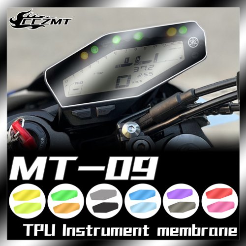 Afbeelding van Anti-Kras Beschermende Film voor Yamaha MT-09, FZ-09 Motorfiets Instrumentenpaneel (2013-2020) - Hoge Kwaliteit Membraan Screen Protector