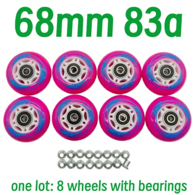 Image de Roues de Patin En Ligne pour Enfants - 8 Roues 64-72mm 83A