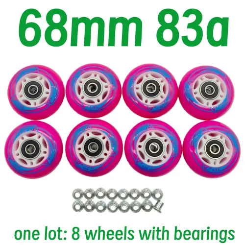 Image de Roues de Patin En Ligne pour Enfants - 8 Roues 64-72mm 83A