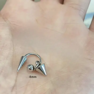 Image de Piercing Hip Hop Punk en Acier Inoxydable