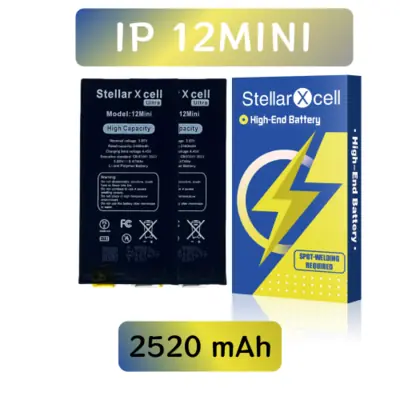 Image de Batterie Haute Capacité Flexible pour iPhone 15 Plus, 14 Pro Max, 13 Pro, 12 Mini, 11