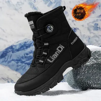 Image de Bottes d'Hiver Homme Chauffantes & Antidérapantes