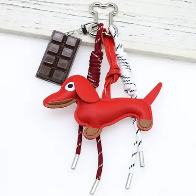 Image de Porte-clés Chien Saucisse - Accessoire Mignon & Original