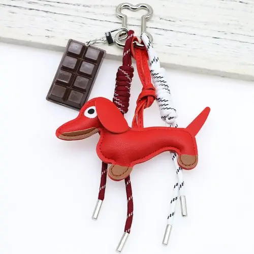 Image de Porte-clés Chien Saucisse - Accessoire Mignon & Original