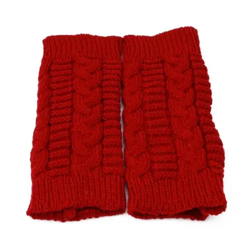 Image de Gants Hiver Femme - Demi-Doigts Chauds & Doux