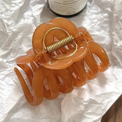 Image de Pince à cheveux citrouille de qualité supérieure pour femmes, nouveau Design, ornement de cheveux do...