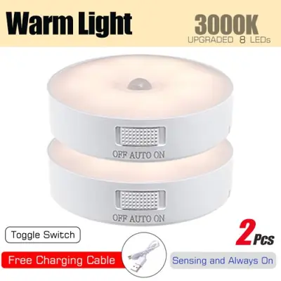 Image de Veilleuse LED avec Capteur de Mouvement - Rechargeable USB