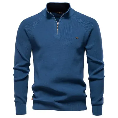 Image de Cardigan Homme Coton Zippé - Mode Automne-Hiver 2023