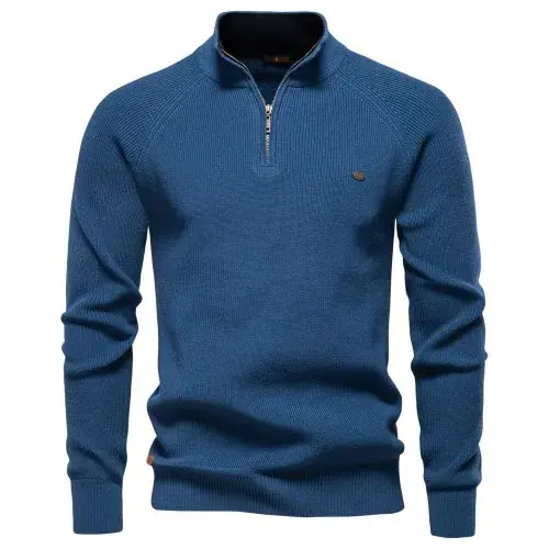 Image de Cardigan Homme Coton Zippé - Mode Automne-Hiver 2023