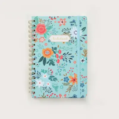 Image de Carnet à Spirale Fleurs - Journal Intime pour Femme