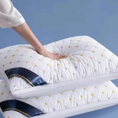 Image de Oreiller cervical ergonomique 48x74cm - Confort optimal pour un sommeil réparateur