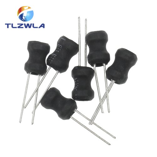 Imagen de Bobinas de Inductancia 0608 en Forma de I - 10 Unidades de Cobre para Circuitos Electrónicos (1mH, 68µH, 100µH, 150µH, 220µH, 330µH, 470µH, 2.2mH, 3.3mH, 4.7mH, 10mH)