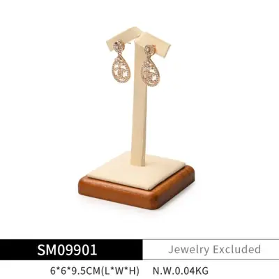 Image de Plateau à Bijoux en Bois Massif - Organisateur Élégant