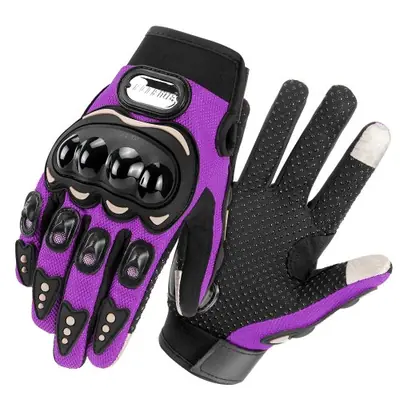 Image de Gants Moto Respirants Hommes - Plein Doigt avec Écran Tactile