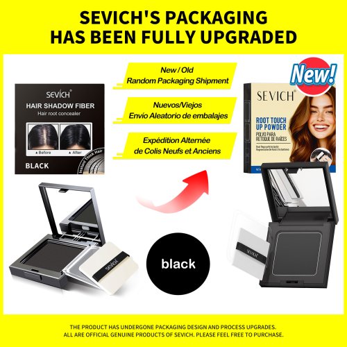 Zdjęcie Sevich 12g Hair Shadow Powder Temporary White Grey Cover Up Hair Line Edge control Hair Color Makeup Hair Care Concealer