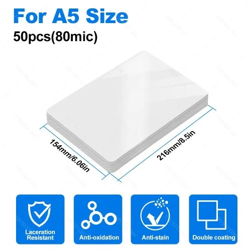 For A5 Size-50pcs