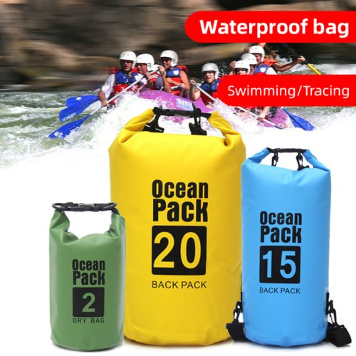 Imagen de XA391Q-bolsas impermeables de 30L, 20L, 15L, 10L, Mochila deportiva para natación, Rafting, surf, gimnasio, bolsa seca, accesorios de playa