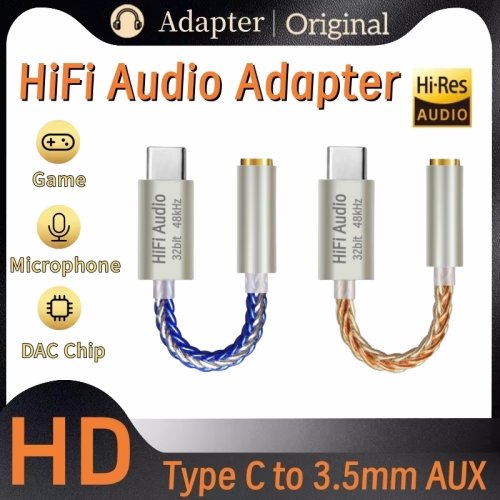Image de Adaptateur USB-C vers Jack 3.5mm HIFI avec DAC 384kHz
