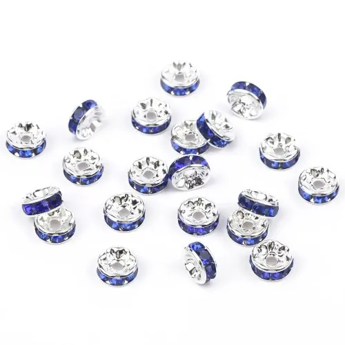 Image de Perles Strass Cristal 6mm-10mm - Lot de 50 pcs