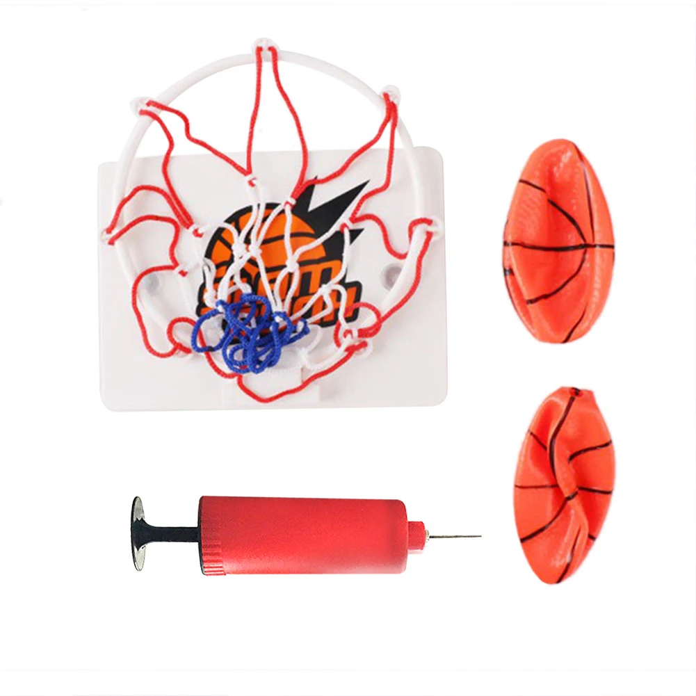 Imagen de Juego de Baloncesto Portátil para Niños con Aro Inflable, Pelota y Bomba – Ideal para Interior y Exterior