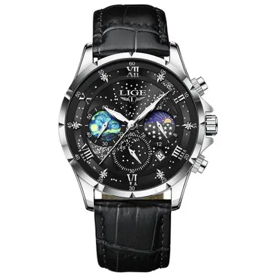 Image de Montre Homme Luxe Cuir Militaire - Style Sportif 2024