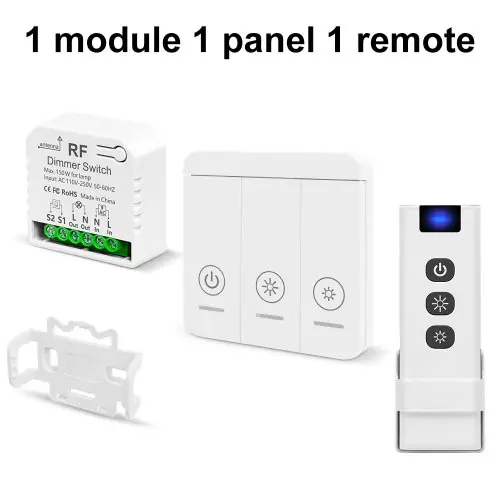 1 module 1 panneau 1 télécommande