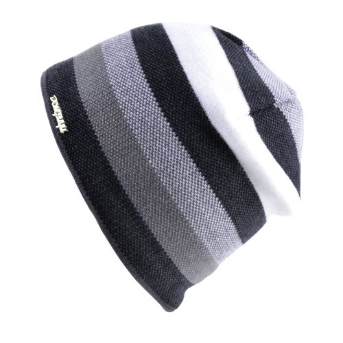 Immagine di Cappello Invernale da Uomo in Lana Lavorata a Maglia con Berretto di Velluto a Righe Spesse, Cofano Skullies Sportivo e Caldo per Sci e Tempo Freddo