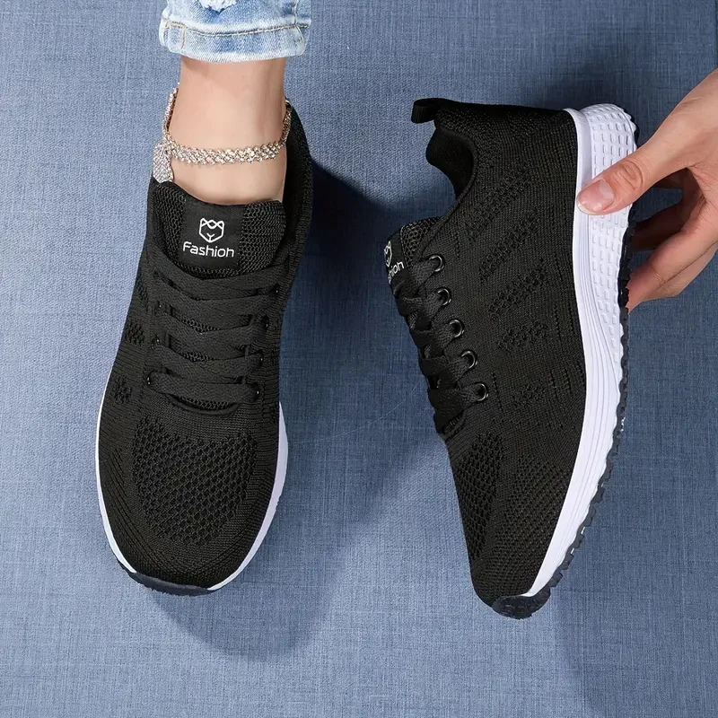 Immagine di Scarpe da Corsa per Donna Sneakers Casual Traspiranti - Scarpe Sportive di Marca di Lusso, Moda Estiva, Leggere per Passeggiate e Basket