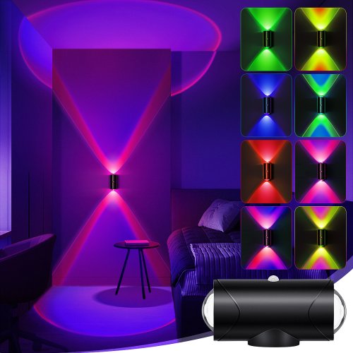 Image de Veilleuse LED RGB avec Capteur de Mouvement - Lumière Ambiante Réglable