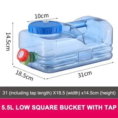 Image de Bidon d'eau portable 10L - Idéal pour camping et randonnée