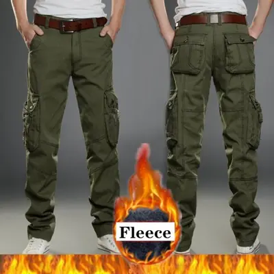 Image de Pantalon Tactique Hiver Chauffant - Vert Armée