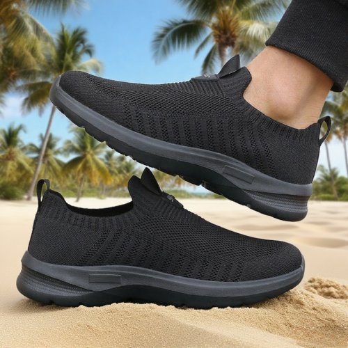 Bild von Laufschuhe Mesh Schuhe Mode Lässig Turnschuhe Outdoor Atmungs Athletisch Gym Männer Tennis Schuhe Leichte Zapatillas De Hombre