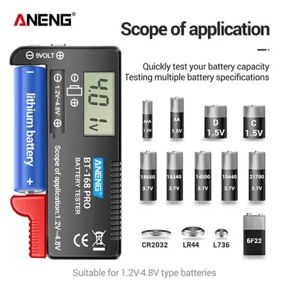 Image de Testeur de Batterie Li-ion Pro - Analyseur de Capacité Numérique