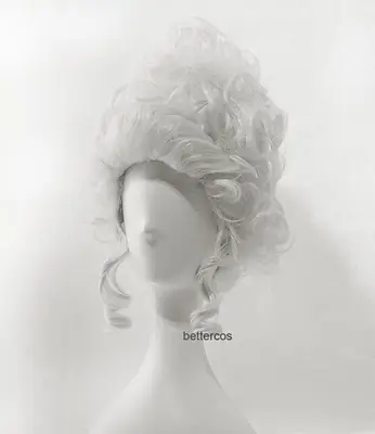 Image de Perruque Marie Antoinette Bouclée - Cosplay Princesse