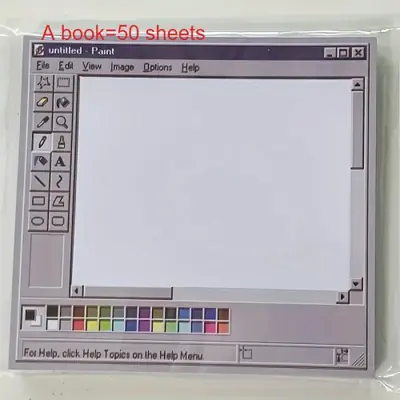 Notes Autocollantes Vintage pour Dessin et Bureau