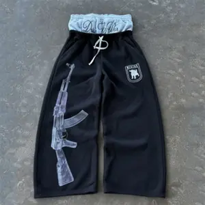 Image de Pantalons Harajuku Y2K - Style Hip Hop Brodé