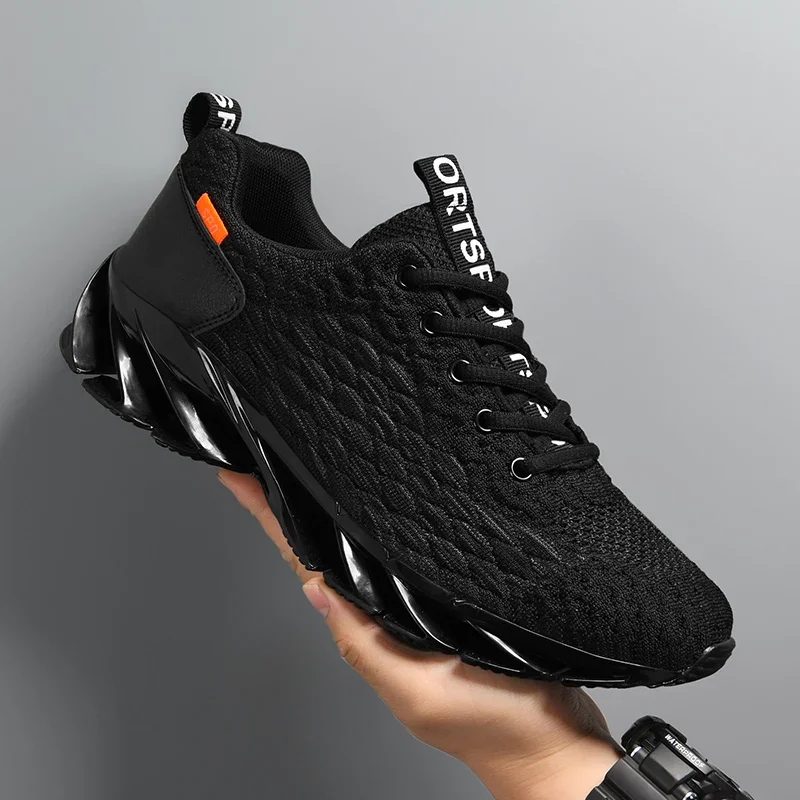 Image of Men's Comfortable Running Shoes – Breathable, Non-Slip Sneakers for Walking, Casual Wear & Sports Activities