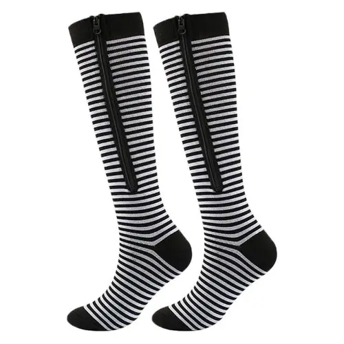 Image de Chaussettes de Compression avec Fermeture Éclair - Performance Sportive
