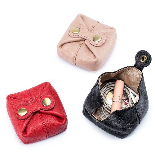 Bild von Niedliche Leder Kosmetiktasche für Damen – Mini Make-up Organizer