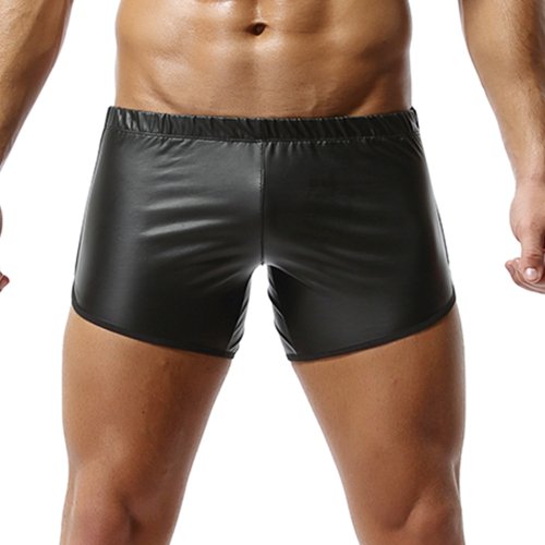 Afbeelding van Stijlvolle Faux Leder Shorts voor Heren – Modern & Comfortabel
