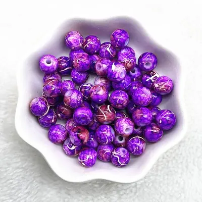 Image de Perles Rondes en Verre - 4 à 10mm pour Bijoux DIY