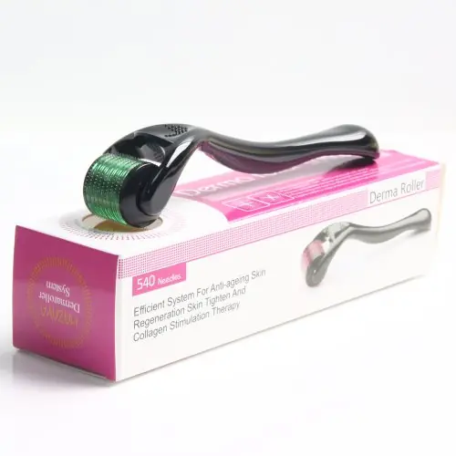 Image de Derma Roller 540 Broches - Croissance Barbe & Visage