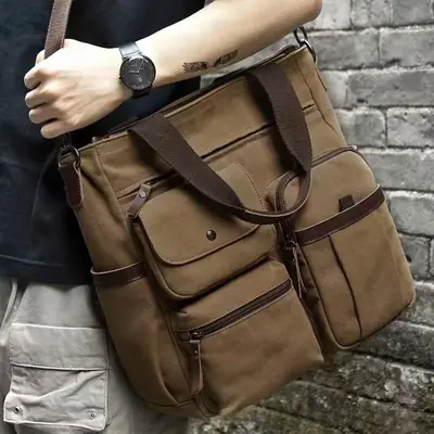Image de Sac Bandoulière Vintage Grande Capacité