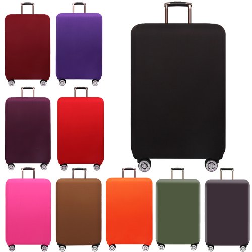 Immagine di Custodia per bagagli Custodia protettiva per valigia in tessuto elasticizzato Custodia antipolvere per bagagli adatta per organizer da viaggio per valigia da 18-32 pollici