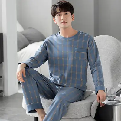 Image de Pyjama Homme 2 Pièces Coton - Confort Printemps