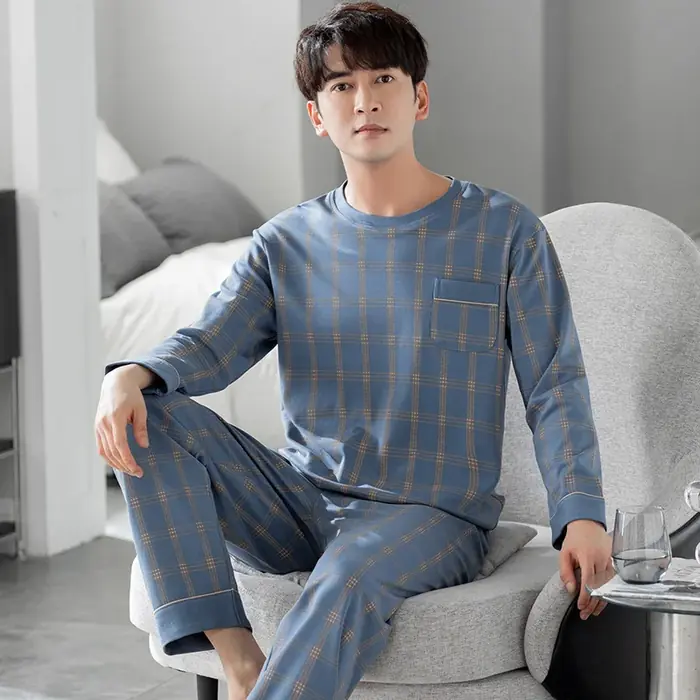 Image de Pyjama Homme 2 Pièces Coton - Confort Printemps