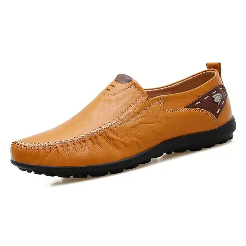 Image de Chaussures Hommes Cuir Véritable - Style Luxe & Confort