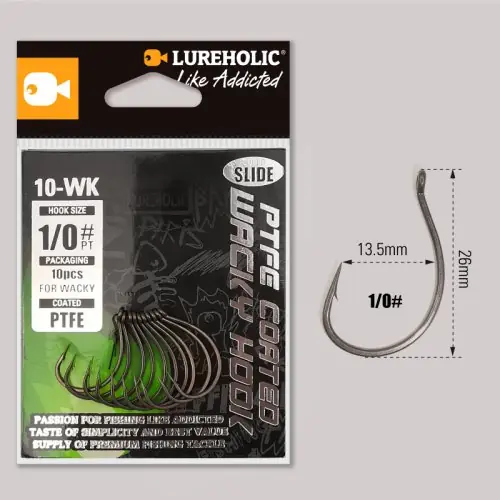 Image de Crochet Drop Shot Super Glisseur en Acier Inoxydable