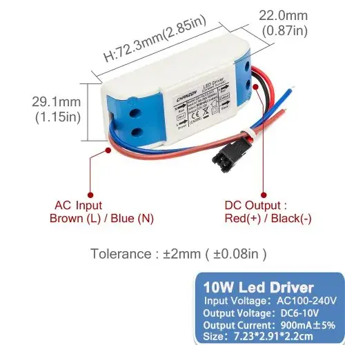 900mA DC6-10V